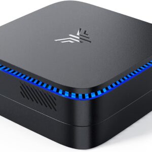 KAMRUI Mini PC Windows 11, AK1 PRO 12GB RAM 256GB SSD Mini Desktop Computer, Celeron N5105 CPU, 4 Core Micro PC Computer, Desktop PC 4K, Support 2.5’’ SSD, 2.4G/ 5.0G WiFi, Gigabit Ethernet, HTPC