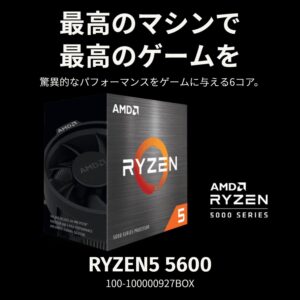 AMD Ryzen 5 5600 6-Core, 12-Thread Unlocked Desktop Processor with Wraith Stealth Cooler